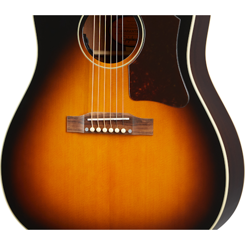 Epiphone J-45 EC Studio Acoustic Guitar - Vintage Sunburst detail image 5