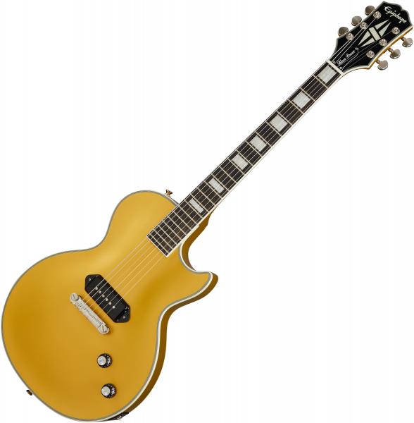 Epiphone Jared James Nichols Gold Glory Les Paul Custom - Double Gold Aged Gloss detail image 2