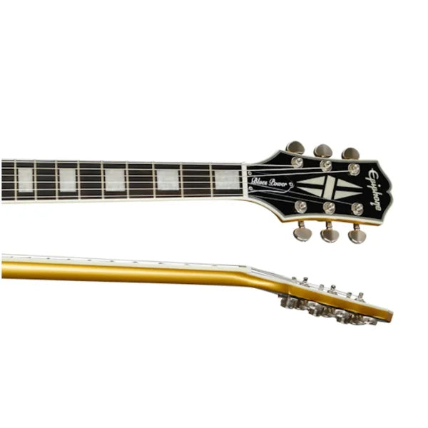 Epiphone Jared James Nichols Gold Glory Les Paul Custom - Double Gold Aged Gloss detail image 9