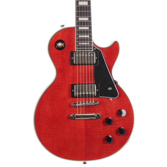 Epiphone Les Paul Custom Figured Electric Guitar – Transparent Red product image