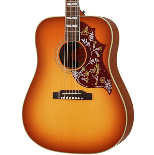Epiphone Masterbilt Hummingbird Electro Acoustic Guitar - Aged Cherry Sunburst Gloss product image
