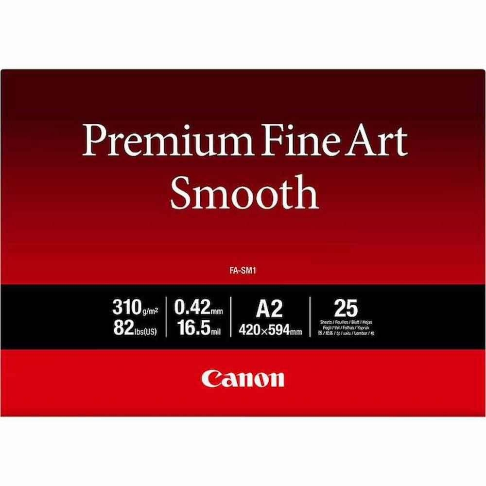 Canon PAPER FA-SM1 Fine Art Smooth A2 (25 pack) product image 1