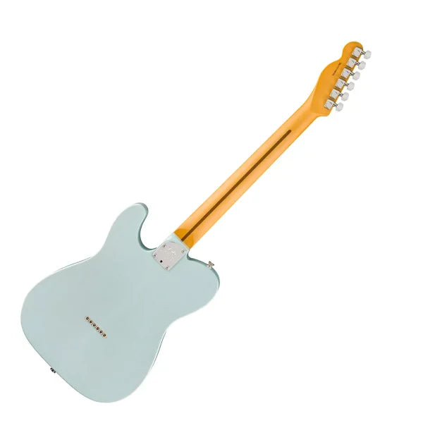 Fender American Professional II Telecaster Thinline Electric Guitar - Transparent Daphne Blue detail image 9
