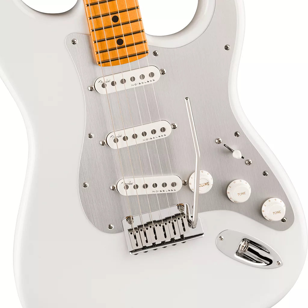 Fender American Ultra II Stratocaster Electric Guitar – Avalanche detail image 2