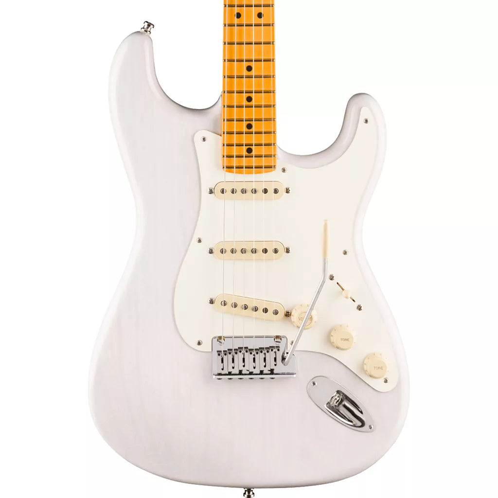 Fender American Ultra Luxe Vintage 50s Stratocaster Electric Guitar - White Blonde product image