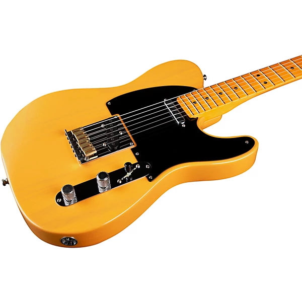 Fender American Ultra Luxe Vintage '50s Telecaster Electric Guitar - Butterscotch Blonde, Heirloom Lacquer detail image 3