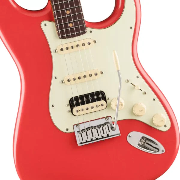 Fender American Ultra Luxe Vintage '60s Stratocaster Electric Guitar - Fiesta Red detail image 10