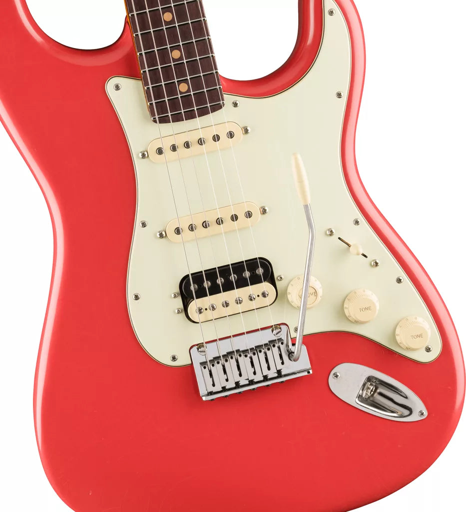 Fender American Ultra Luxe Vintage '60s Stratocaster Electric Guitar - Fiesta Red detail image 4