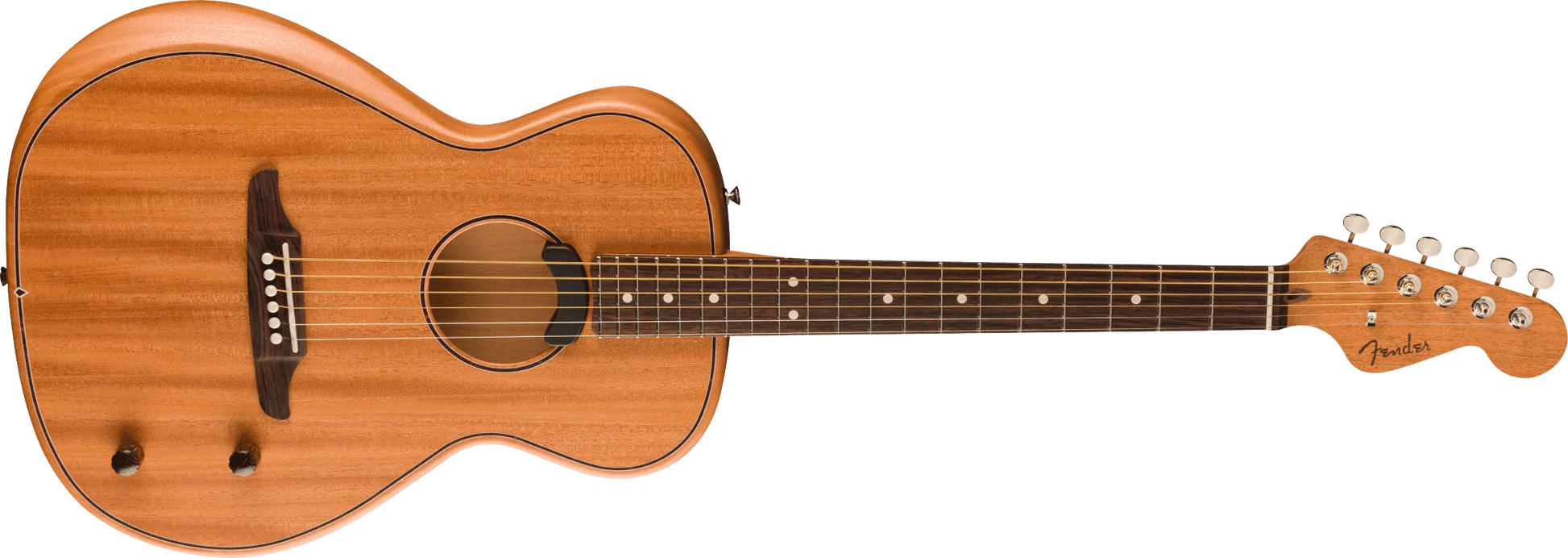 Fender Highway Series Parlor Acoustic Guitar - Mahogany detail image 2