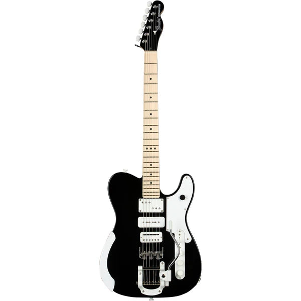 Fender Jack White Triplecaster Telecaster Electric Guitar - Black detail image 2