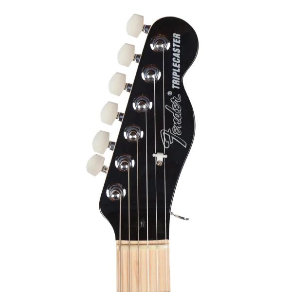 Fender Jack White Triplecaster Telecaster Electric Guitar - Black detail image 8