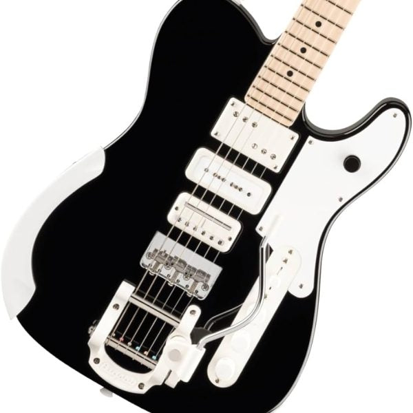 Fender Jack White Triplecaster Telecaster Electric Guitar - Black detail image 7