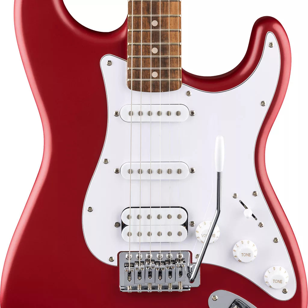 Fender Squier Debut Stratocaster HSS Electric Guitar – Laurel Fingerboard – Dakota Red detail image 3