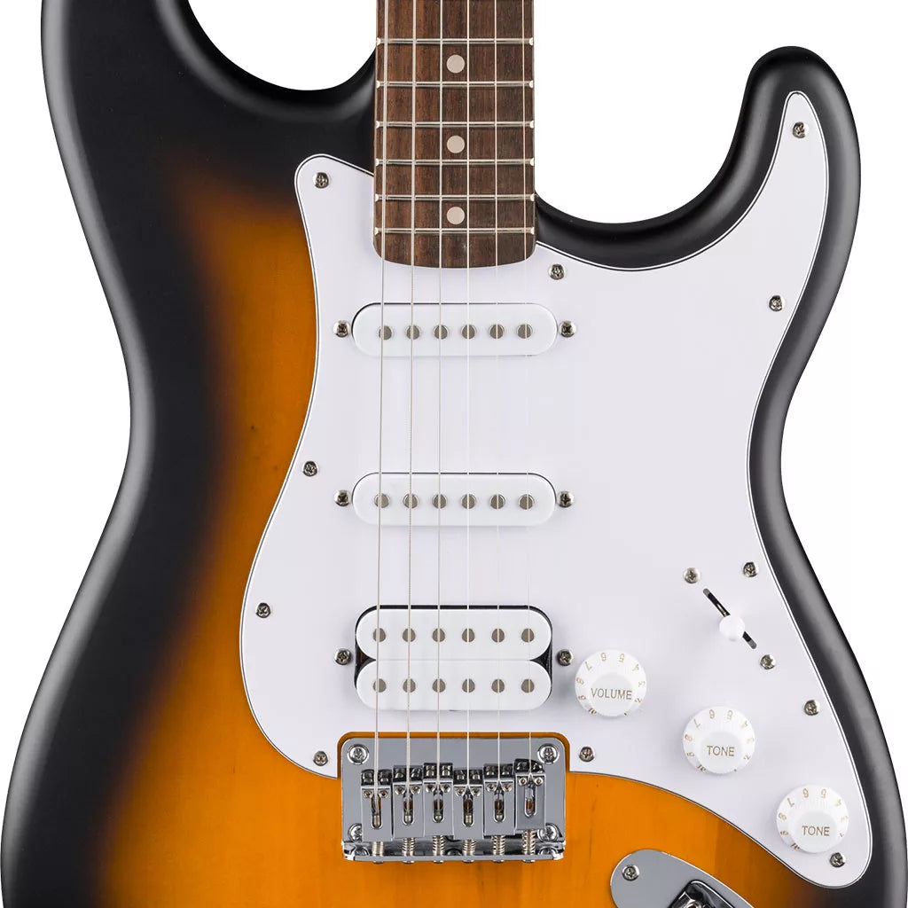 Fender Squier Debut Stratocaster HT HSS Electric Guitar – Laurel Fingerboard – 2-Color Sunburst detail image 3