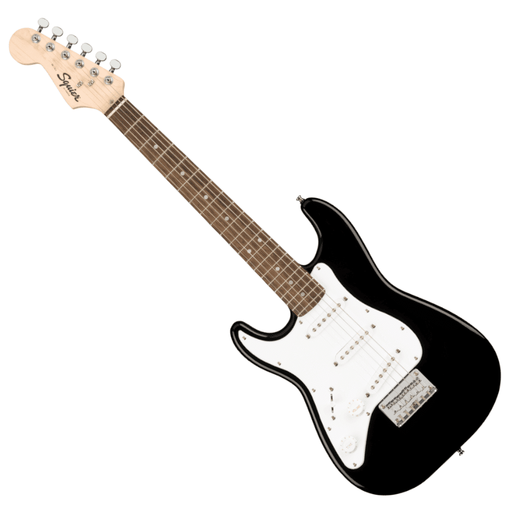 Fender Squier Mini Stratocaster Electric Guitar Left-Hand - Black detail image 2