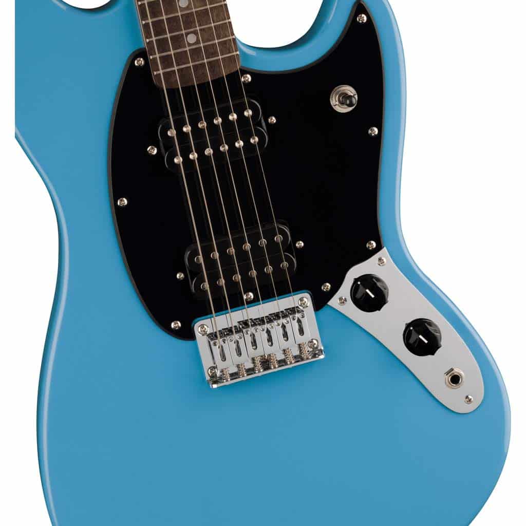 Fender Squier Sonic Mustang Electric Guitar - California Blue detail image 4