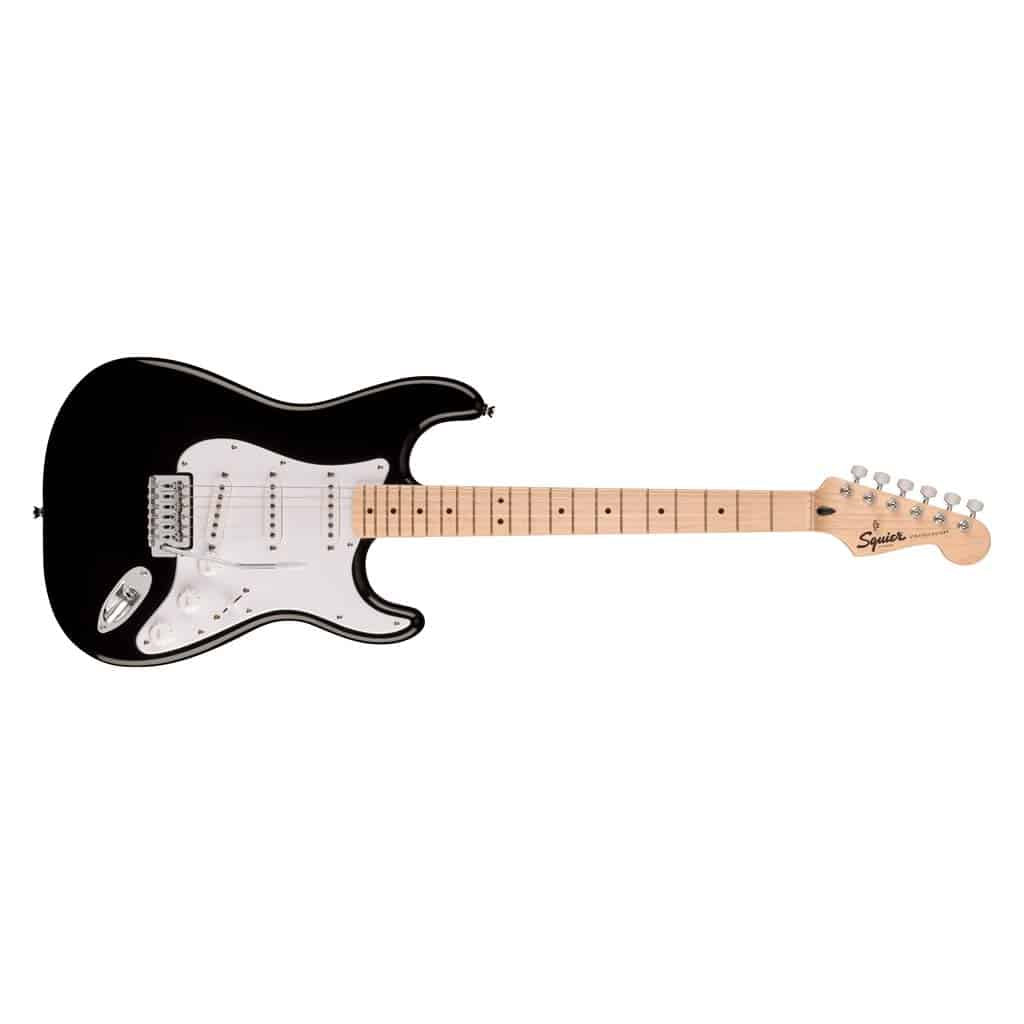 Fender Squier Sonic Stratocaster Electric Guitar - Black detail image 2