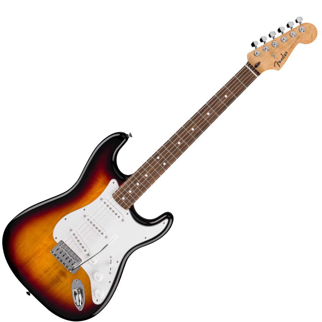 Fender Standard Stratocaster Electric Guitar - 3-color Sunburst detail image 2