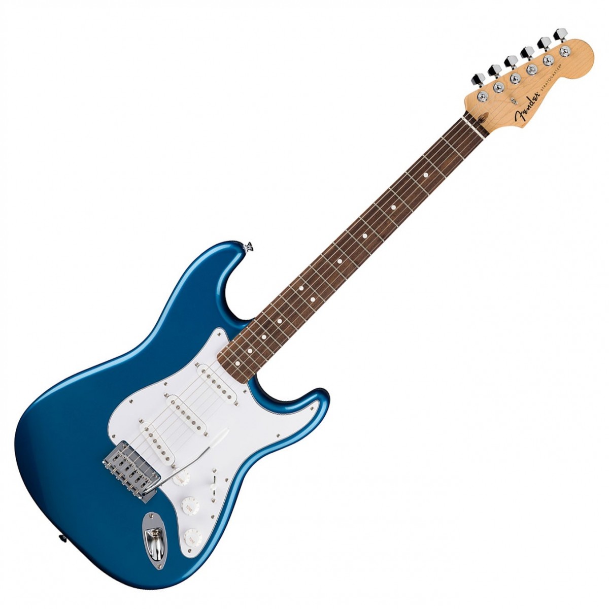 Fender Standard Stratocaster Electric Guitar - Aqua Marine Metal detail image 2