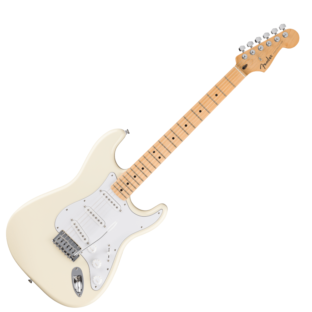 Fender Standard Stratocaster Electric Guitar - Olympic White detail image 2