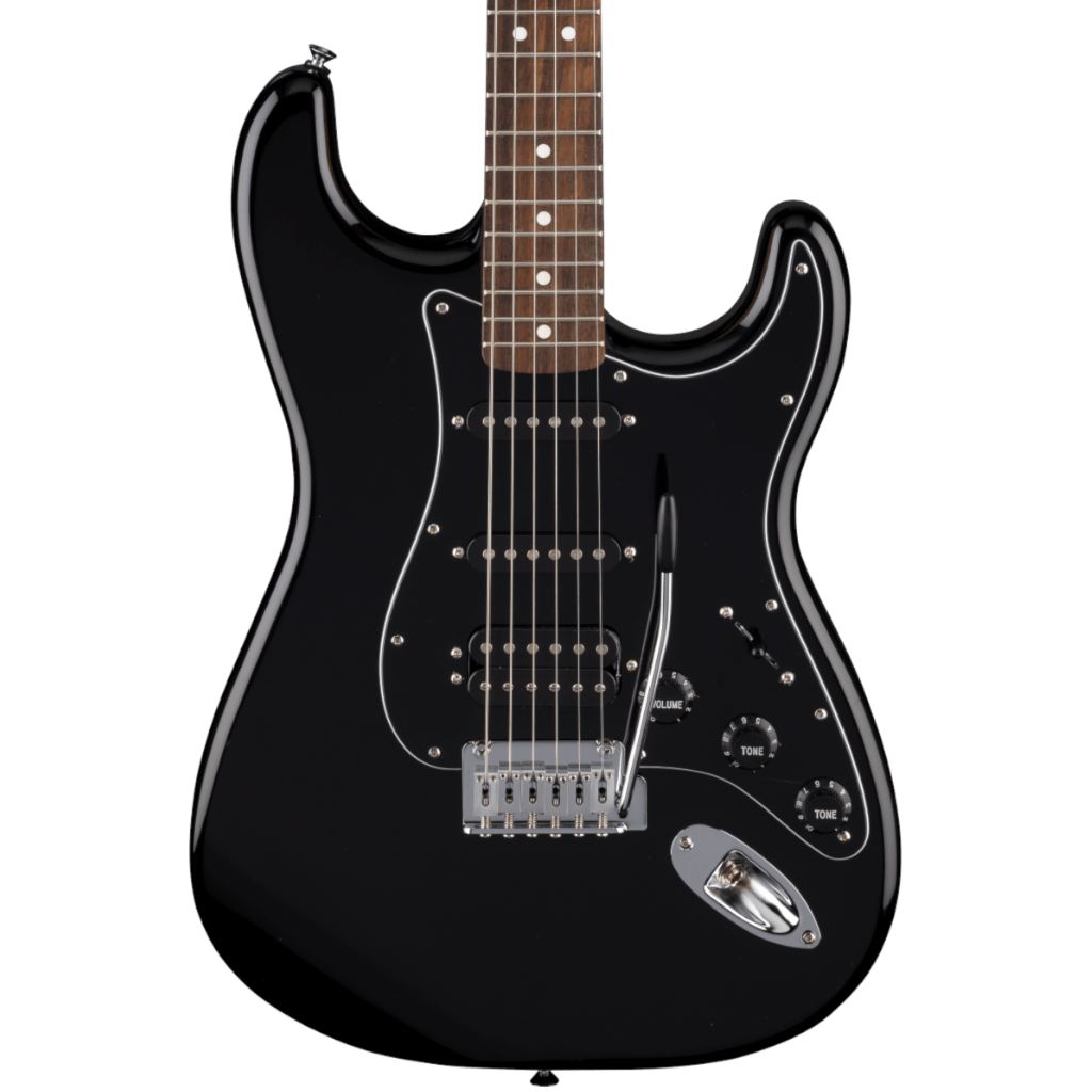 Fender Standard Stratocaster HSS Electric Guitar - Black product image