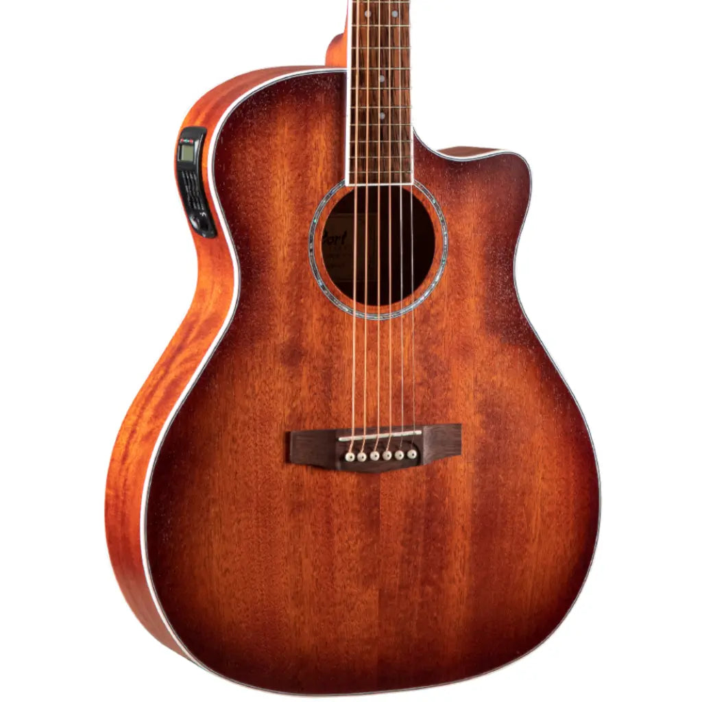 Cort GA-MEDX Mahogany Acoustic Guitar – Open Pore Mahogany product image
