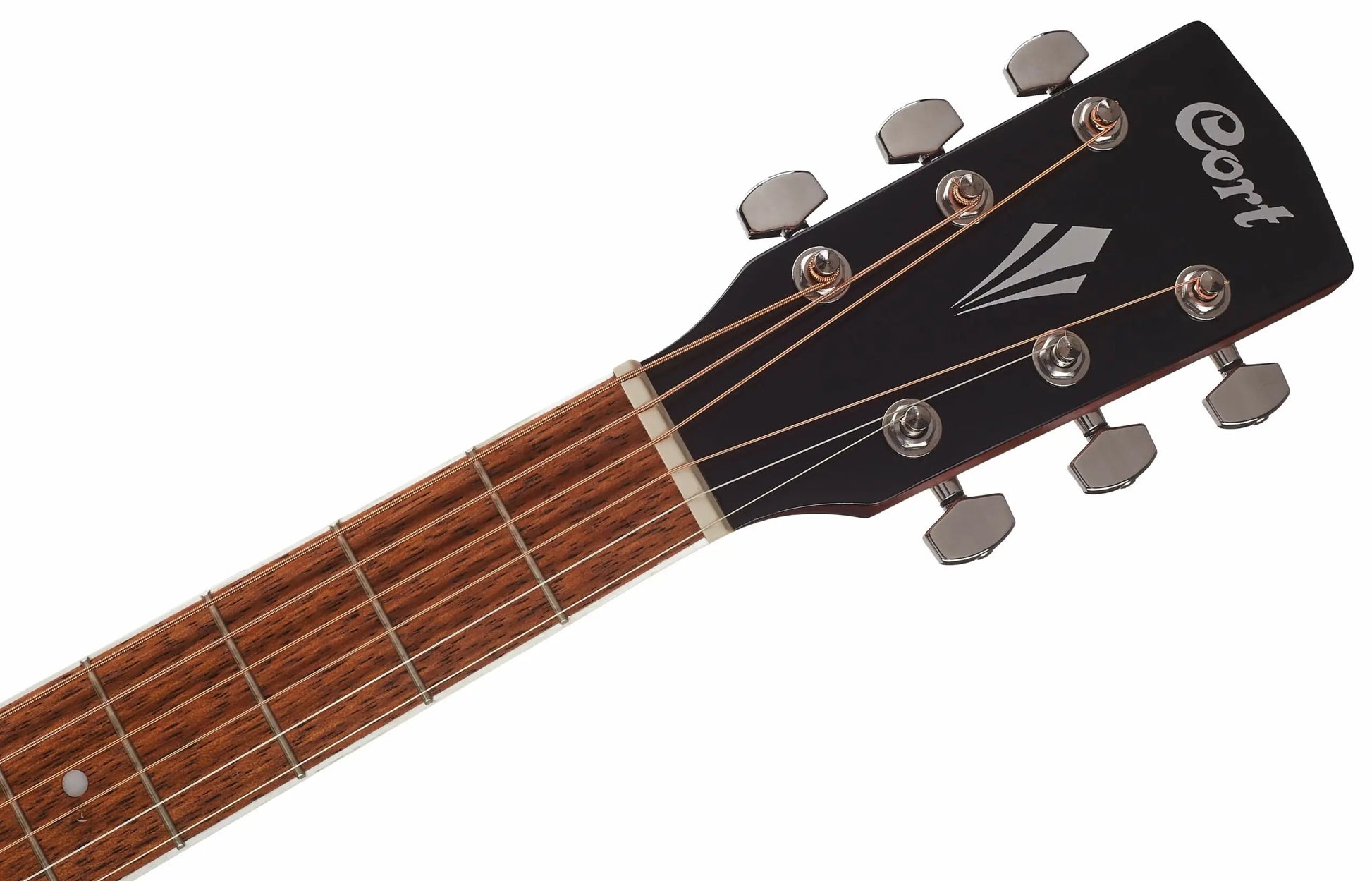 Cort GA-MEDX Mahogany Acoustic Guitar – Open Pore Mahogany detail image 4
