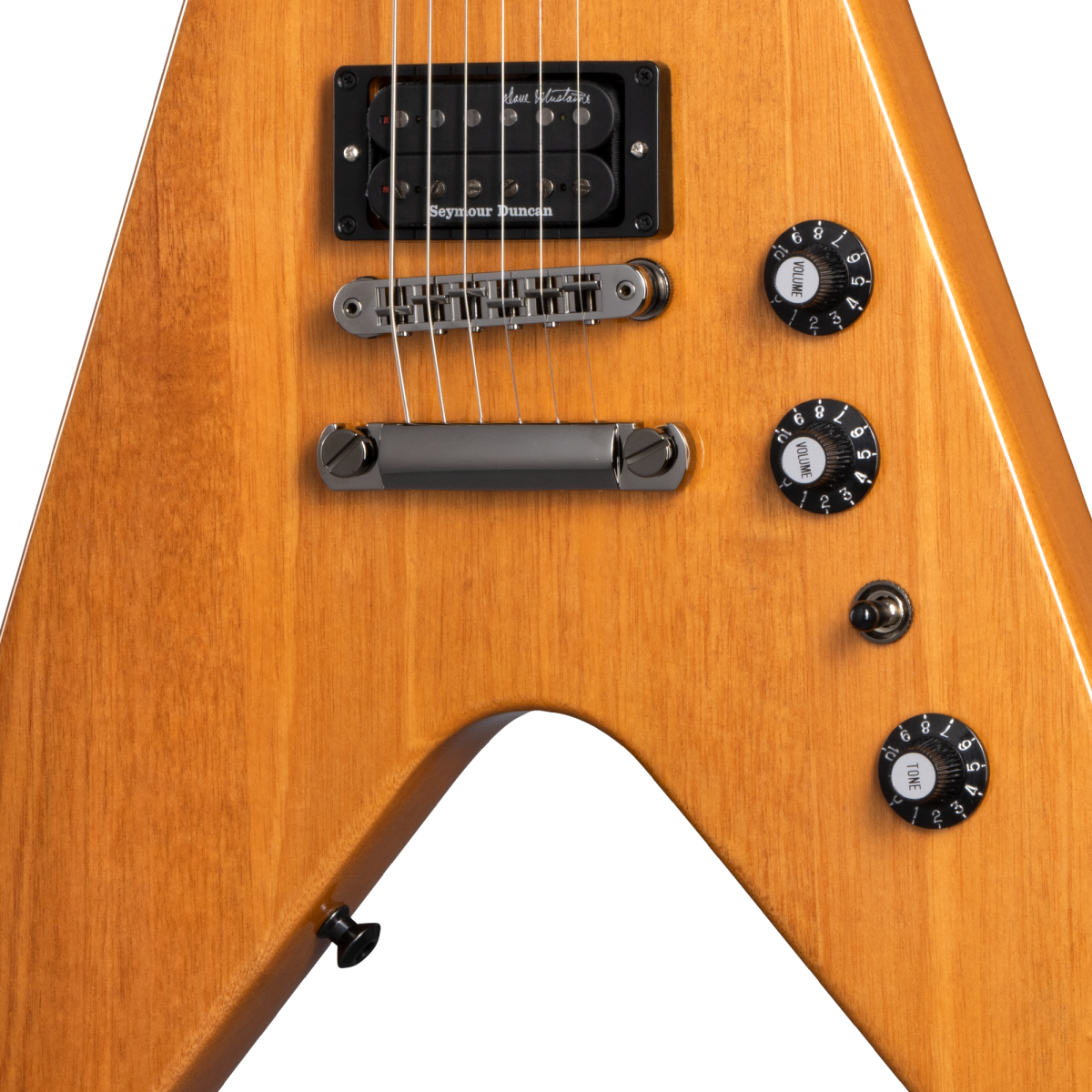 Gibson Dave Mustaine Flying V EXP Electric Guitar - Antique Natural detail image 6