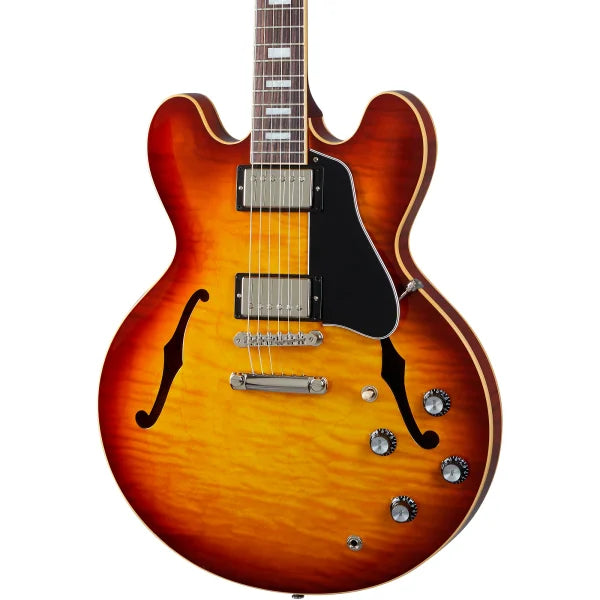 Gibson ES-335 Figured Semi-hollowbody Electric Guitar - Iced Tea detail image 6