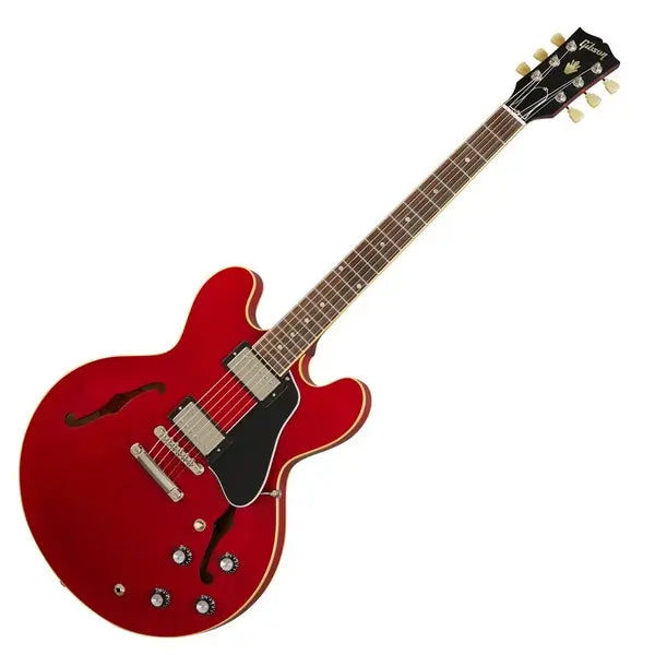 Gibson ES-335 Satin - Satin Cherry Semi-hollowbody Electric Guitar detail image 2