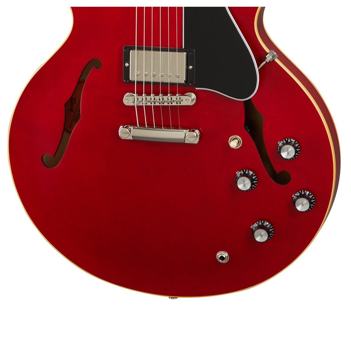 Gibson ES-335 Satin - Satin Cherry Semi-hollowbody Electric Guitar detail image 5