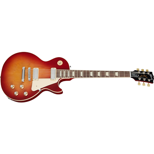 Gibson Les Paul Deluxe 70s Electric Guitar - 70s Cherry Sunburst detail image 2