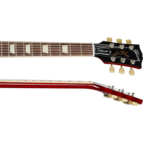 Gibson Les Paul Deluxe 70s Electric Guitar - 70s Cherry Sunburst detail image 6