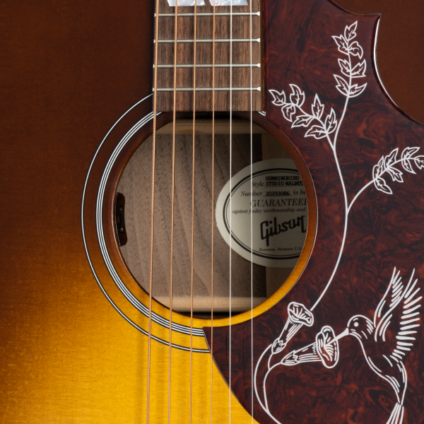 Gibson Acoustic Hummingbird Studio Walnut Acoustic-electric Guitar - Walnut Burst detail image 10