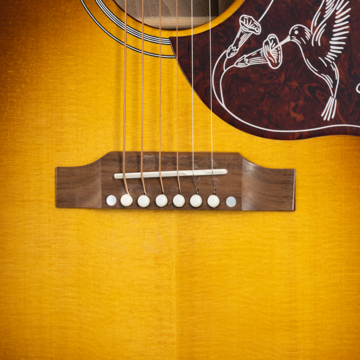 Gibson Acoustic Hummingbird Studio Walnut Acoustic-electric Guitar - Walnut Burst detail image 4