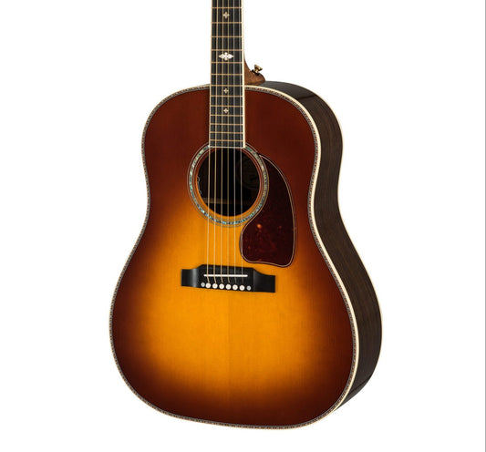 Gibson Acoustic Custom Shop J-45 Deluxe 6-string Acoustic-electric Guitar - Rosewood Burst product image
