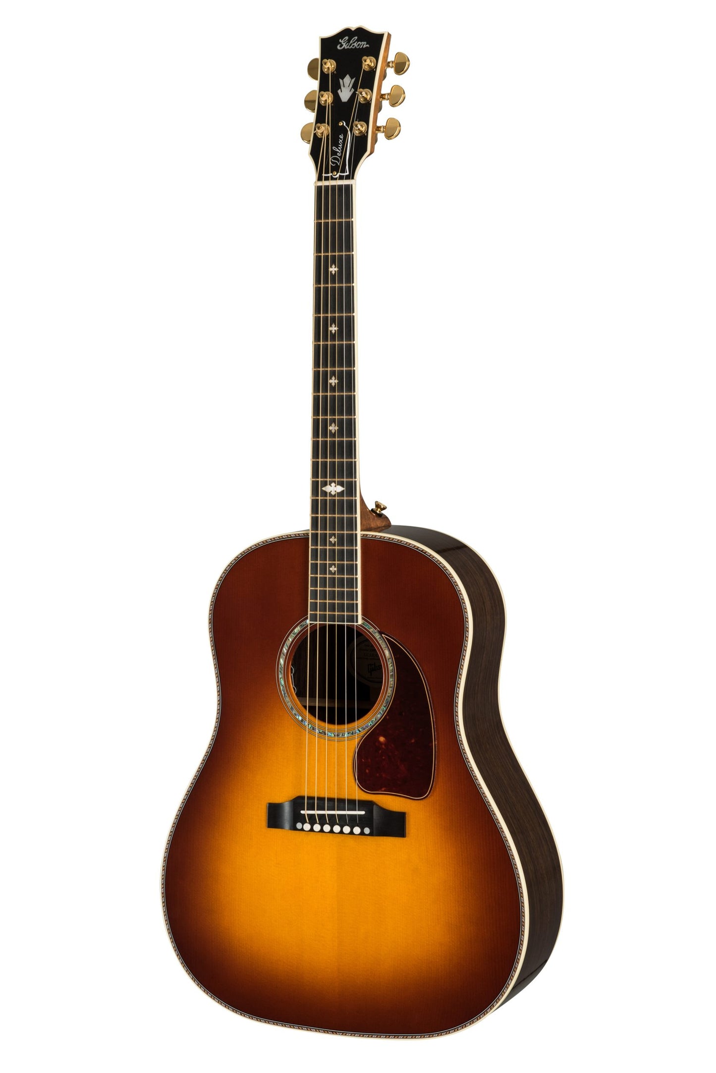 Gibson Acoustic Custom Shop J-45 Deluxe 6-string Acoustic-electric Guitar - Rosewood Burst detail image 2