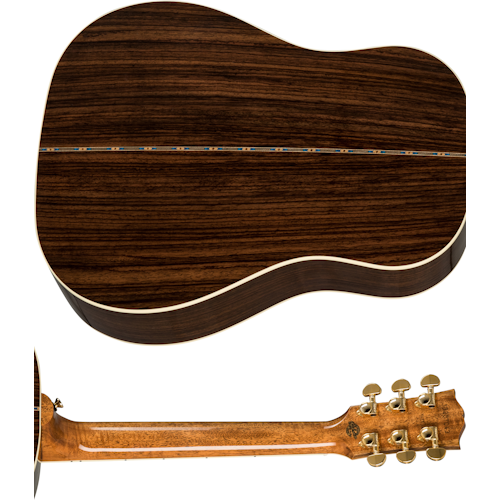 Gibson Acoustic Custom Shop J-45 Deluxe 6-string Acoustic-electric Guitar - Rosewood Burst detail image 6