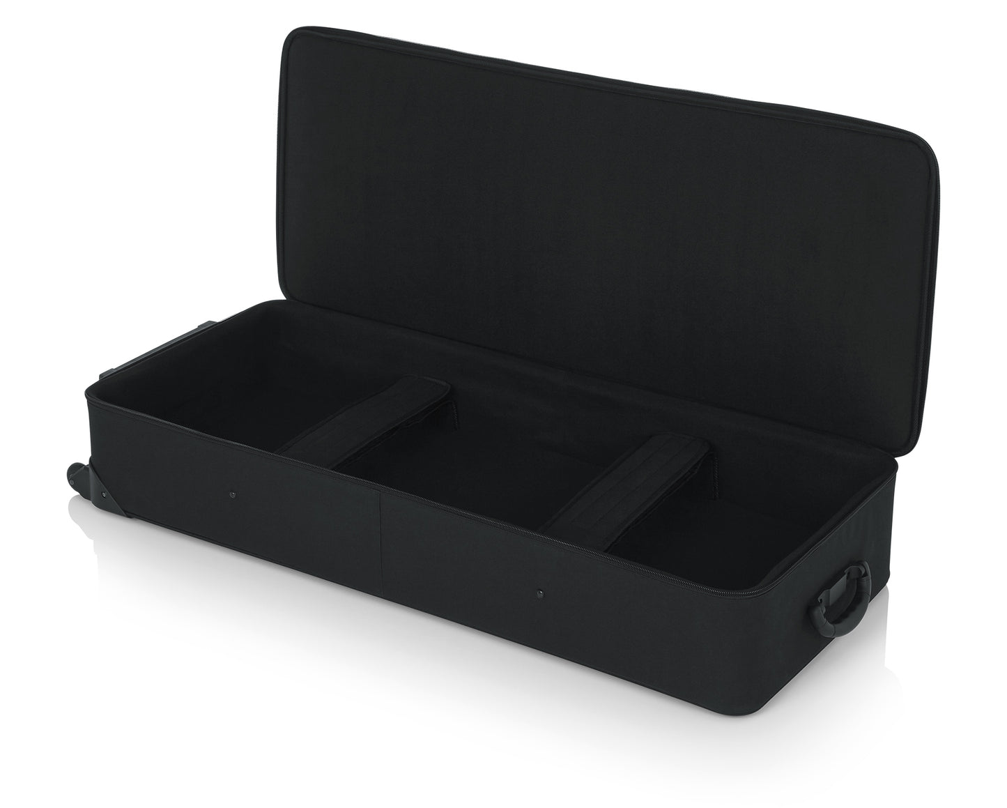 Gator GK-61 keyboard case interior with adjustable padded straps