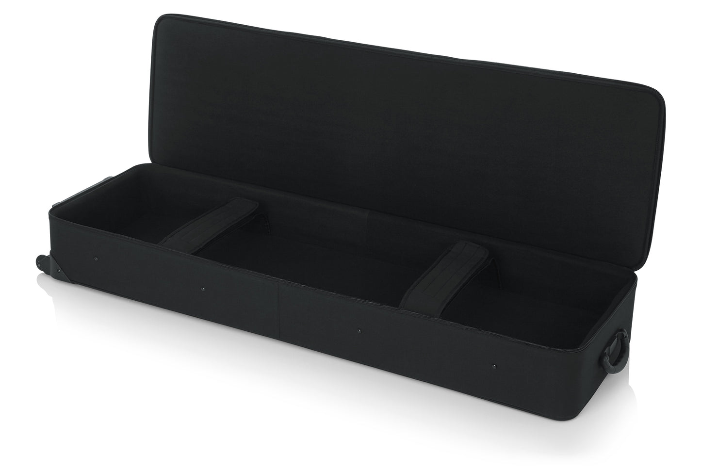 Gator GK-88 keyboard case interior with adjustable padded straps