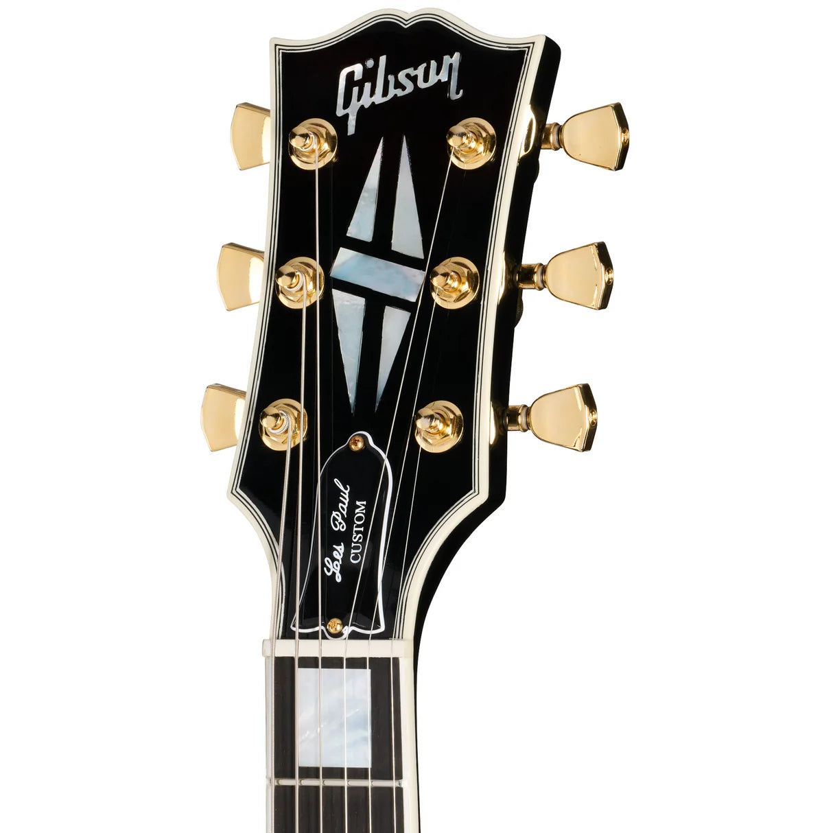 Gibson '70s Les Paul Custom Electric Guitar - Buttercream detail image 5