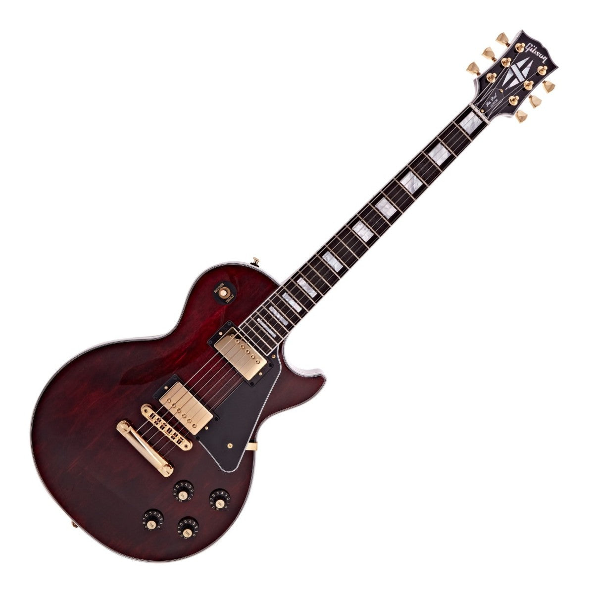 Gibson '70s Les Paul Custom Electric Guitar - Wine Red detail image 2