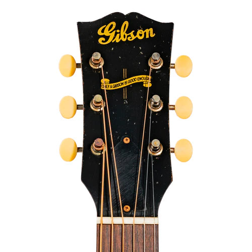 Gibson Acoustic 1942 J-45 Murphy Lab Custom Shop All Mahogany Acoustic Guitar - Natural Mahogany - Light Aged detail image 6