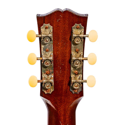 Gibson Acoustic 1942 J-45 Murphy Lab Custom Shop All Mahogany Acoustic Guitar - Natural Mahogany - Light Aged detail image 7
