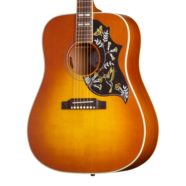 Gibson Acoustic Hummingbird Faded Acoustic-electric Guitar - Heritage Cherry Sunburst detail image 6