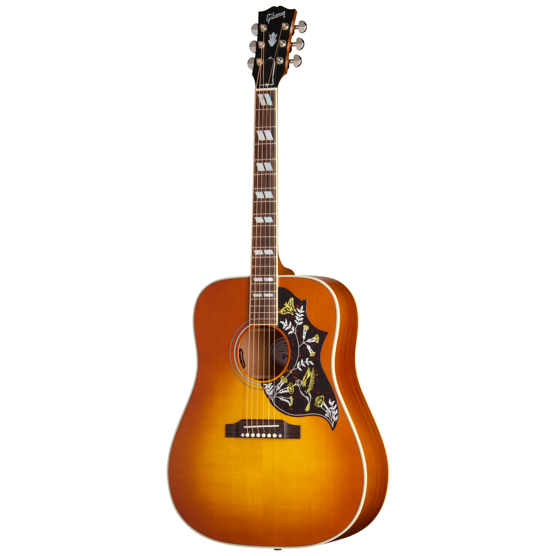 Gibson Acoustic Hummingbird Faded Acoustic-electric Guitar - Heritage Cherry Sunburst detail image 2