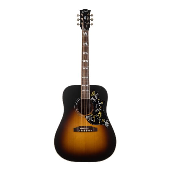 Gibson Acoustic Hummingbird Faded Acoustic-electric Guitar - Vintage Sunburst detail image 7