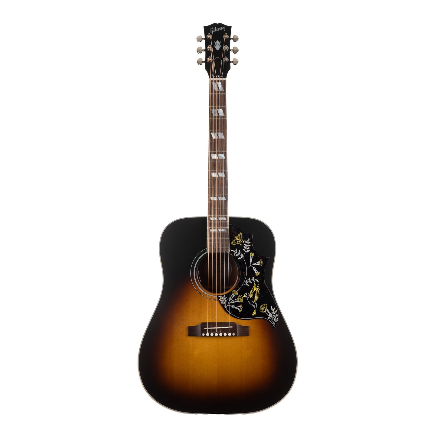 Gibson Acoustic Hummingbird Faded Acoustic-electric Guitar - Vintage Sunburst detail image 2