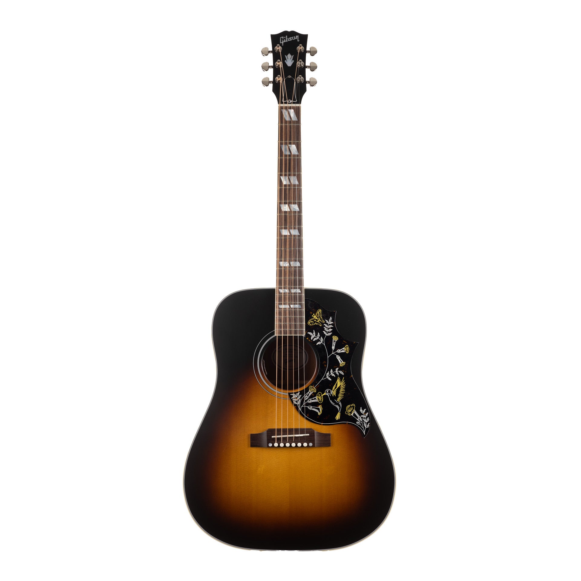 Gibson Acoustic Hummingbird Faded Acoustic-electric Guitar - Vintage Sunburst detail image 2