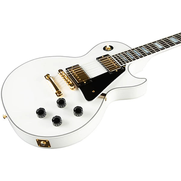 Gibson Custom Les Paul Custom Electric Guitar - Alpine White detail image 3